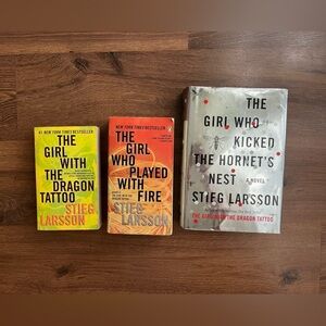 📚 The Girl with the Dragon Tattoo Trilogy by Stieg Larsson 🔥